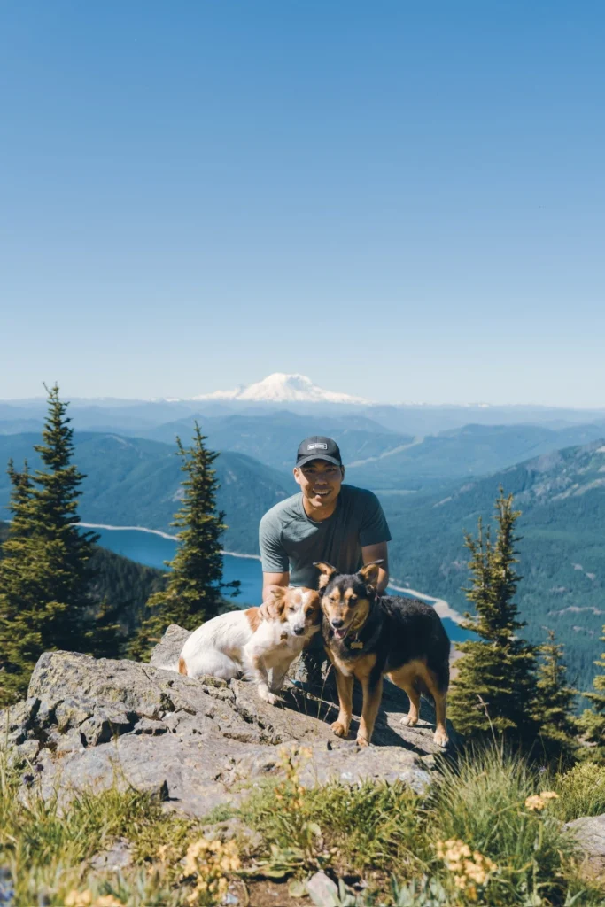 Brent Hashiba -Hiking with Dogs