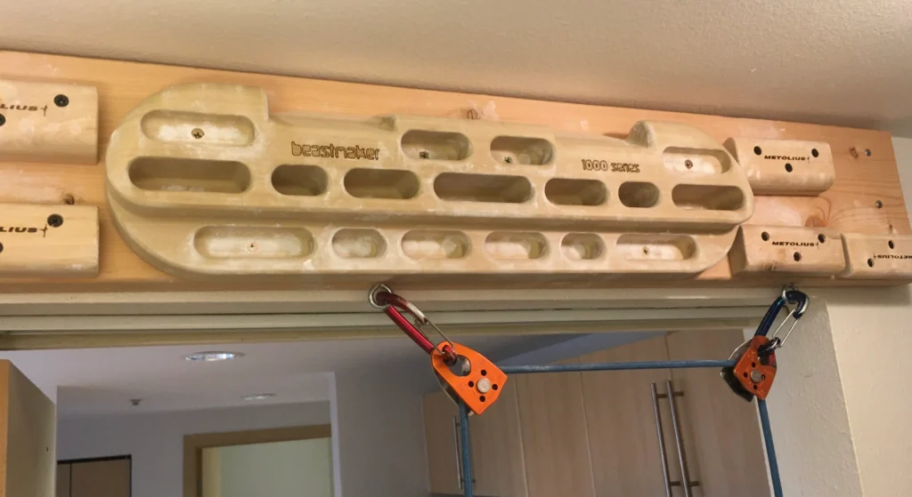 Hangboard Setup