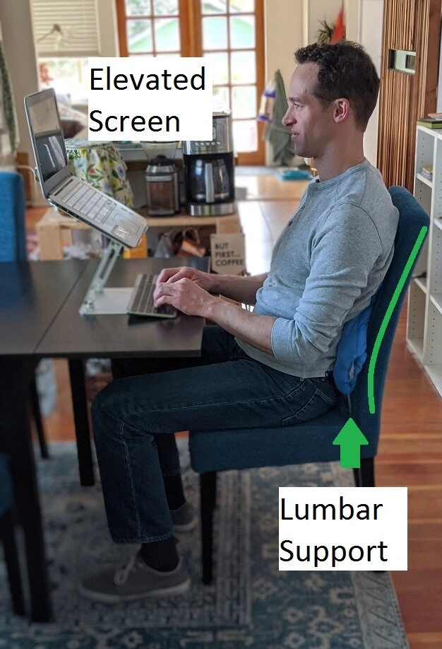 Laptop Stand On Table